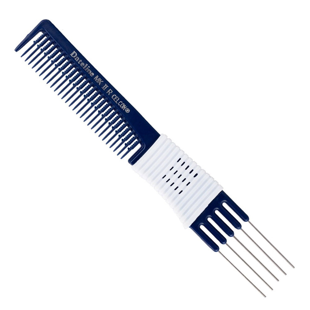 Dateline Professional Blue MarkII R Celcon Metal Teasing Comb