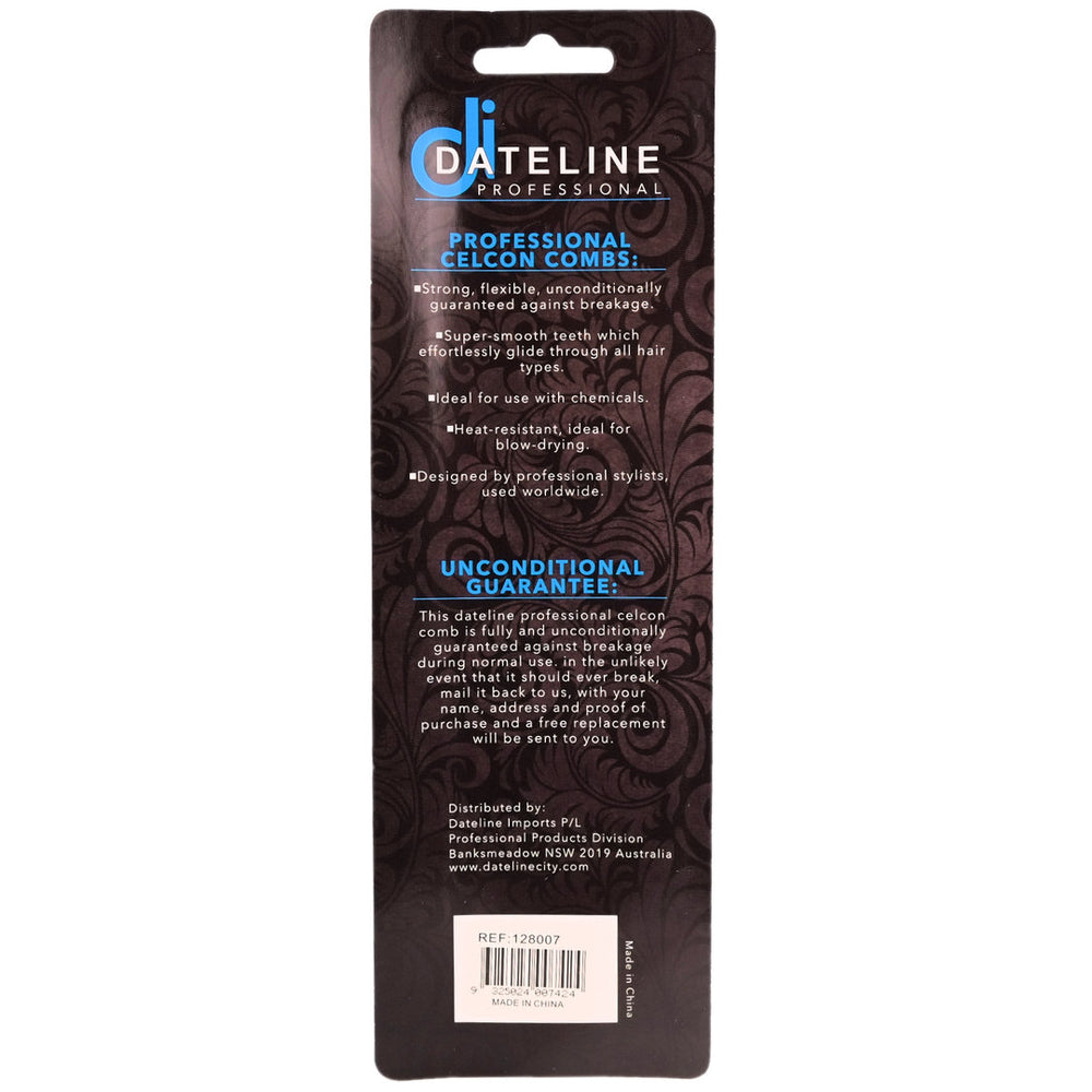 Dateline Professional Blue 3111 Celcon Basin Comb 20cm
