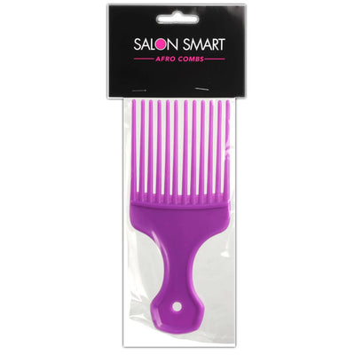 Salon Smart Professional Purple Afro Comb