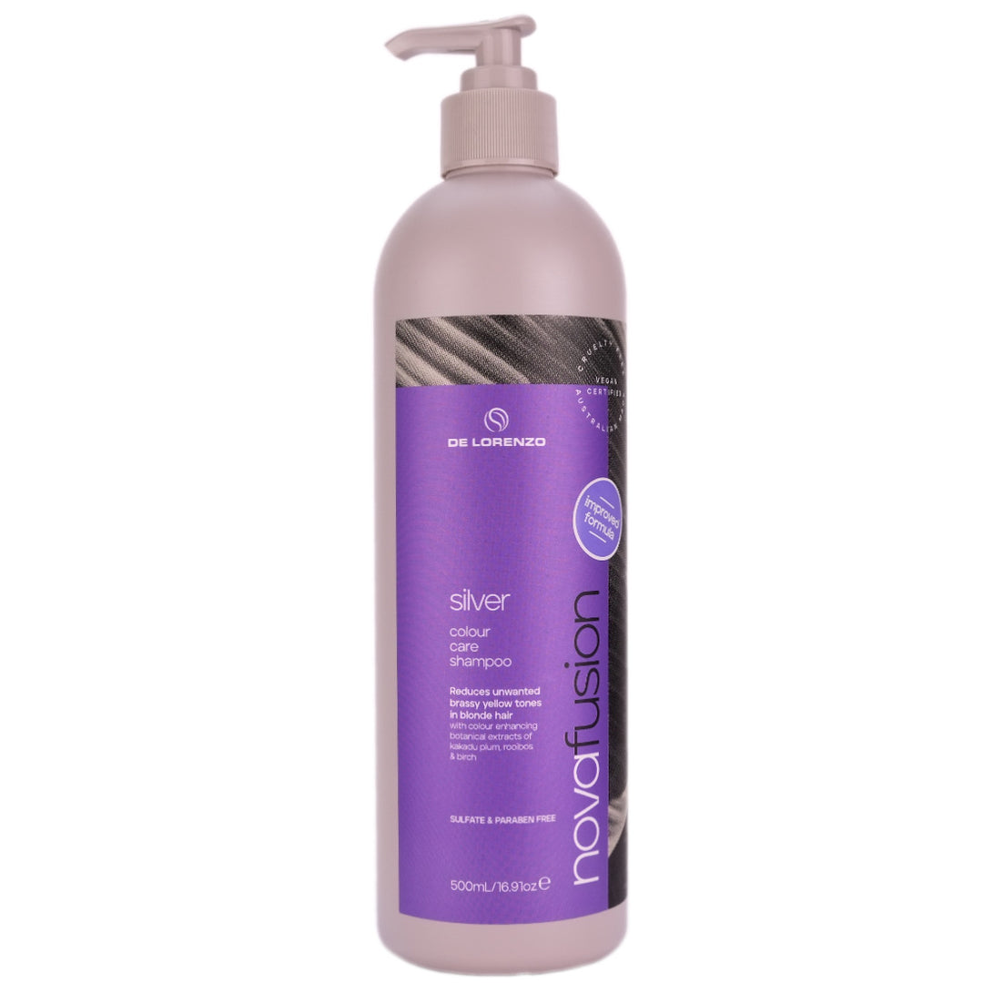 De Lorenzo Novafusion Silver Colour Care Shampoo 500ml