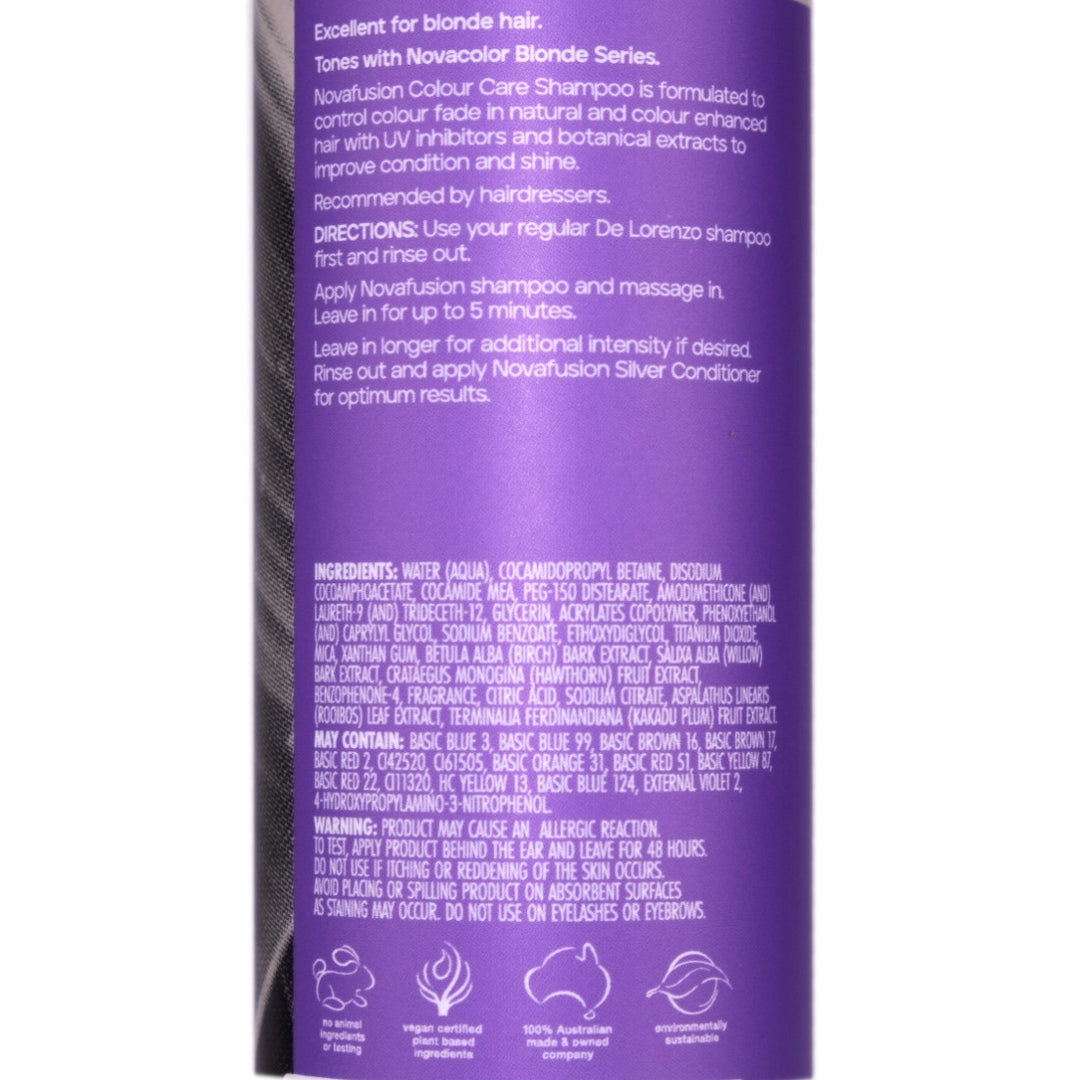 De Lorenzo Novafusion Silver Colour Care Shampoo 500ml