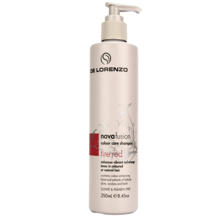 De Lorenzo Novafusion FIRE RED Shampoo 250ml