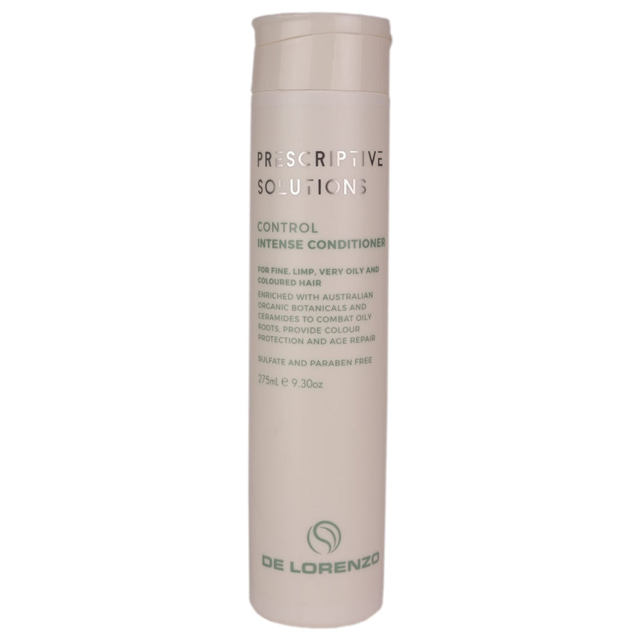De Lorenzo Control Intense Conditioner is a weightless conditioner armed with an intense oil regulating complex to combat excessive oiliness. Suitable for fine, limp, very oily hair.