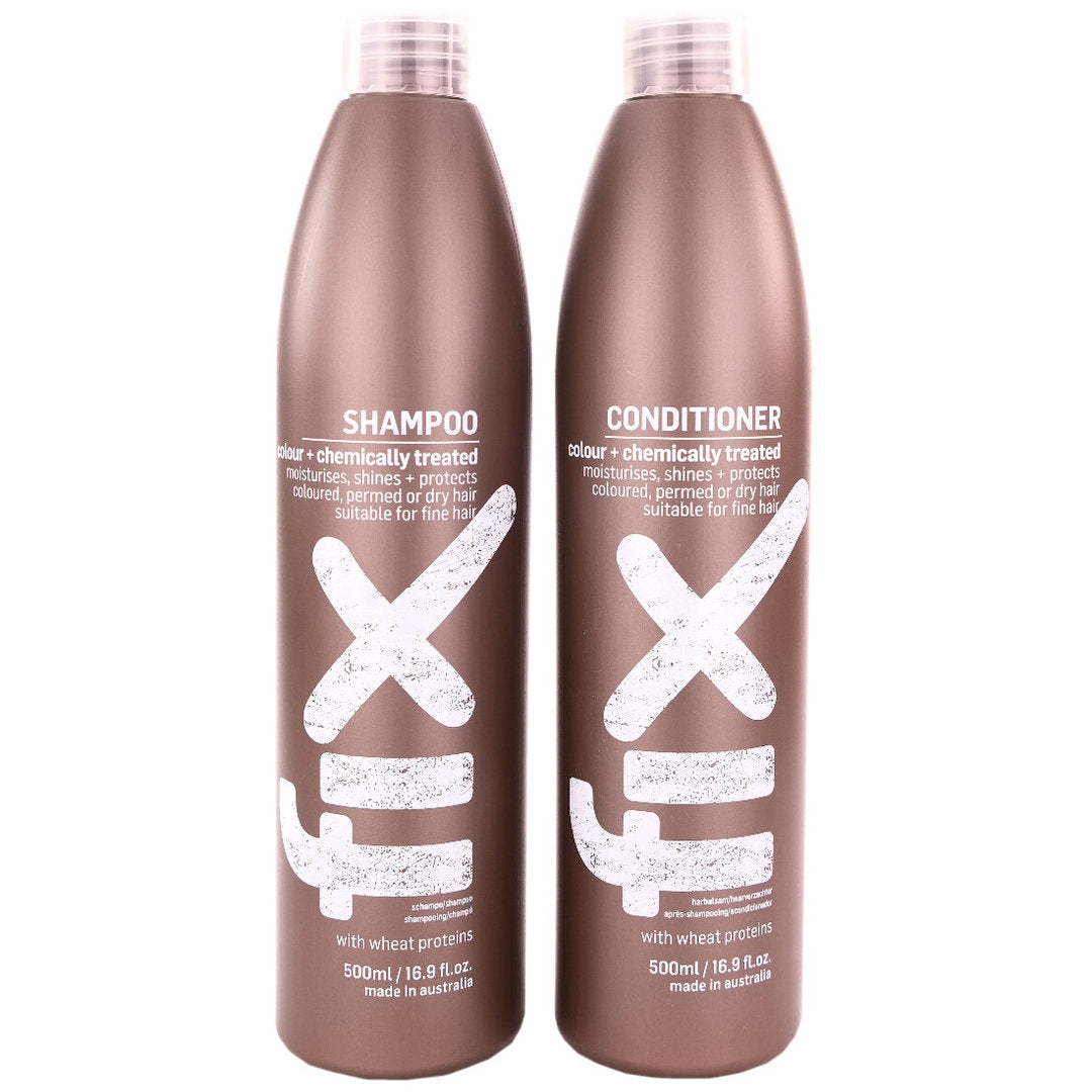 FIX Colour + Chemically Treated 500ml Duo Pack