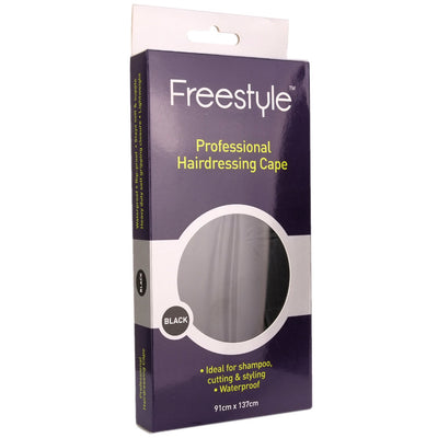 Freestyle Black Professional Hairdressing Cape