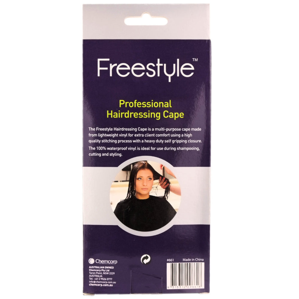 Freestyle Black Professional Hairdressing Cape