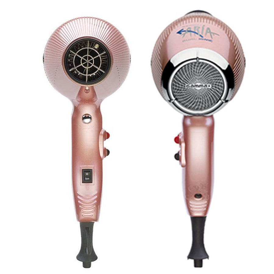Gamma+ Aria Dual Ionic Ultra-Light Hair Dryer Rose Gold – The Hair Hub