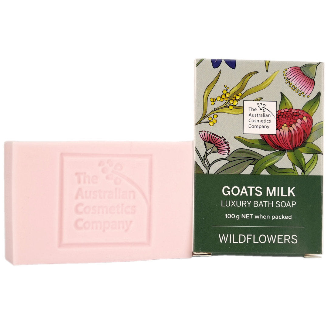 The Australian Cosmetics Company Wildflowers Goats Milk Bath Soap