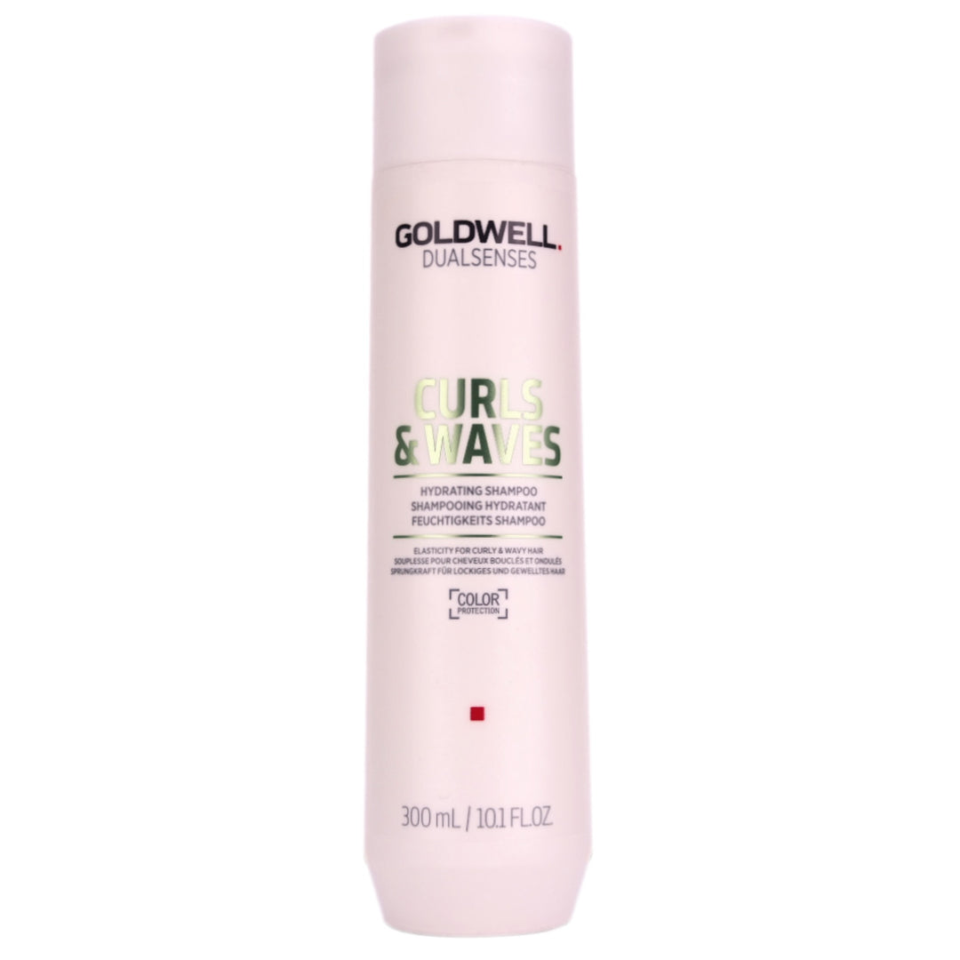 Goldwell Dualsenses Curls & Waves Hydrating Shampoo instantly cleanses and hyrdrates without drying out the hair, for defined and weightless bounce.