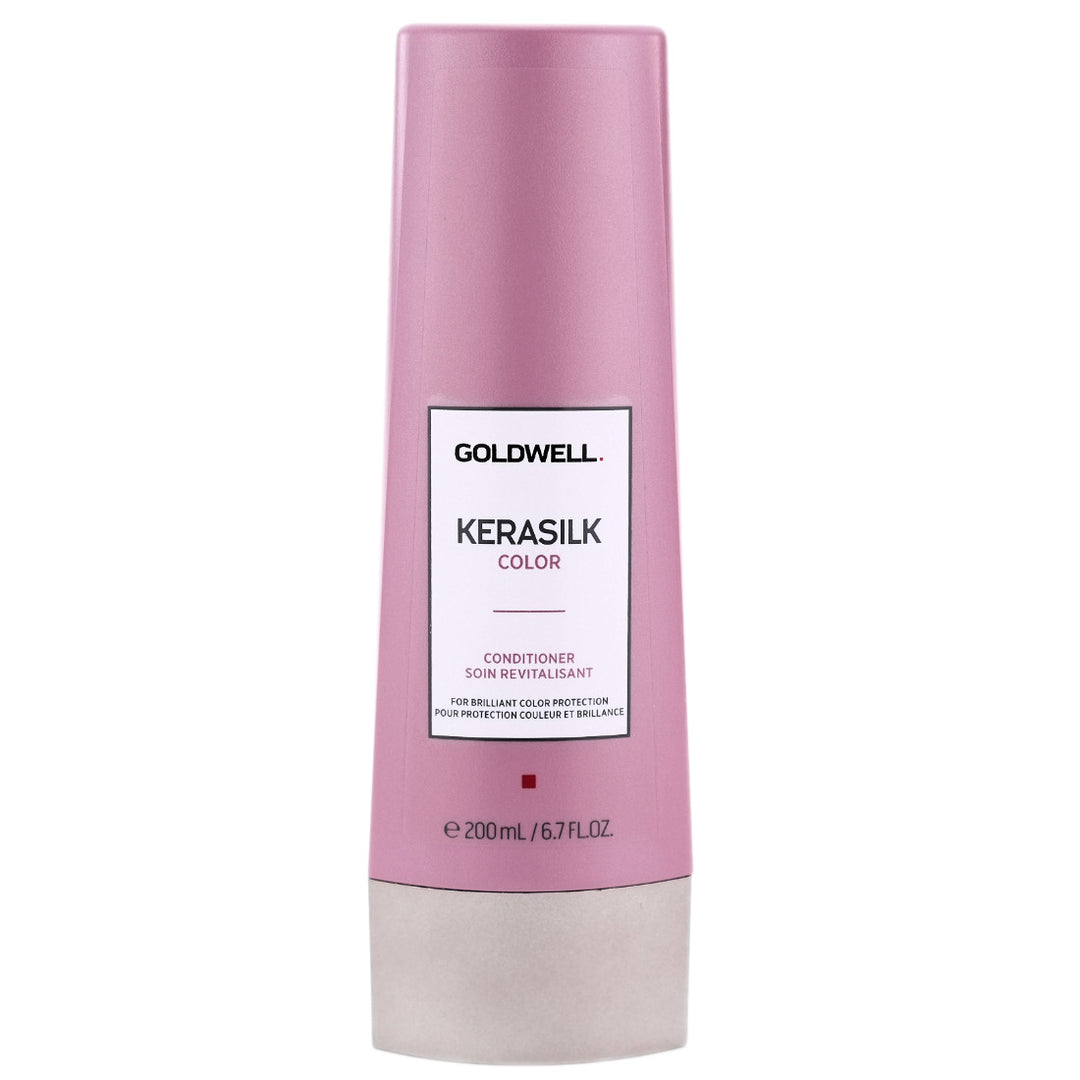 Goldwell Kerasilk Colour Conditioner moisturizes, conditions and enhances color brilliance for colour treatred hair.