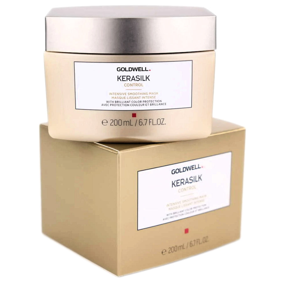 Goldwell Kerasilk Control Intensive Smoothing Mask is an intense smoothing mask with brilliant colour protection for unmanageable, unruly and frizzy hair.