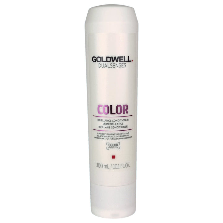Goldwell Dualsenses Color Brilliance Conditioner brings out the luminosty in coloured or non-coloured hair and provides instant detangling.