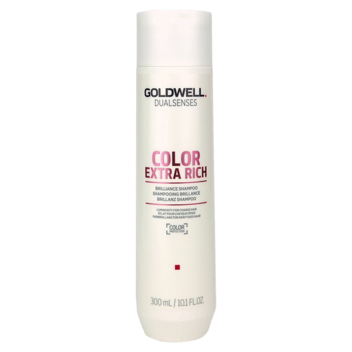 Goldwell Colour Extra Rich Shampoo helps with colour protection, keep colour luminosity of coloured and non-coloured hair.