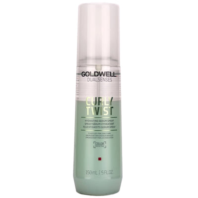 Goldwell Curly Twist Hydrating Serum is a leave-in spray to provide elasticity for naturally wavy, curly and or permed hair.