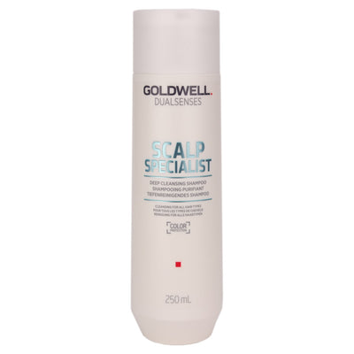 Goldwell Scalp Specialist Deep Cleansing Shampoo deeply cleanses hair and scalp for an instantly clean and fresh scalp.
