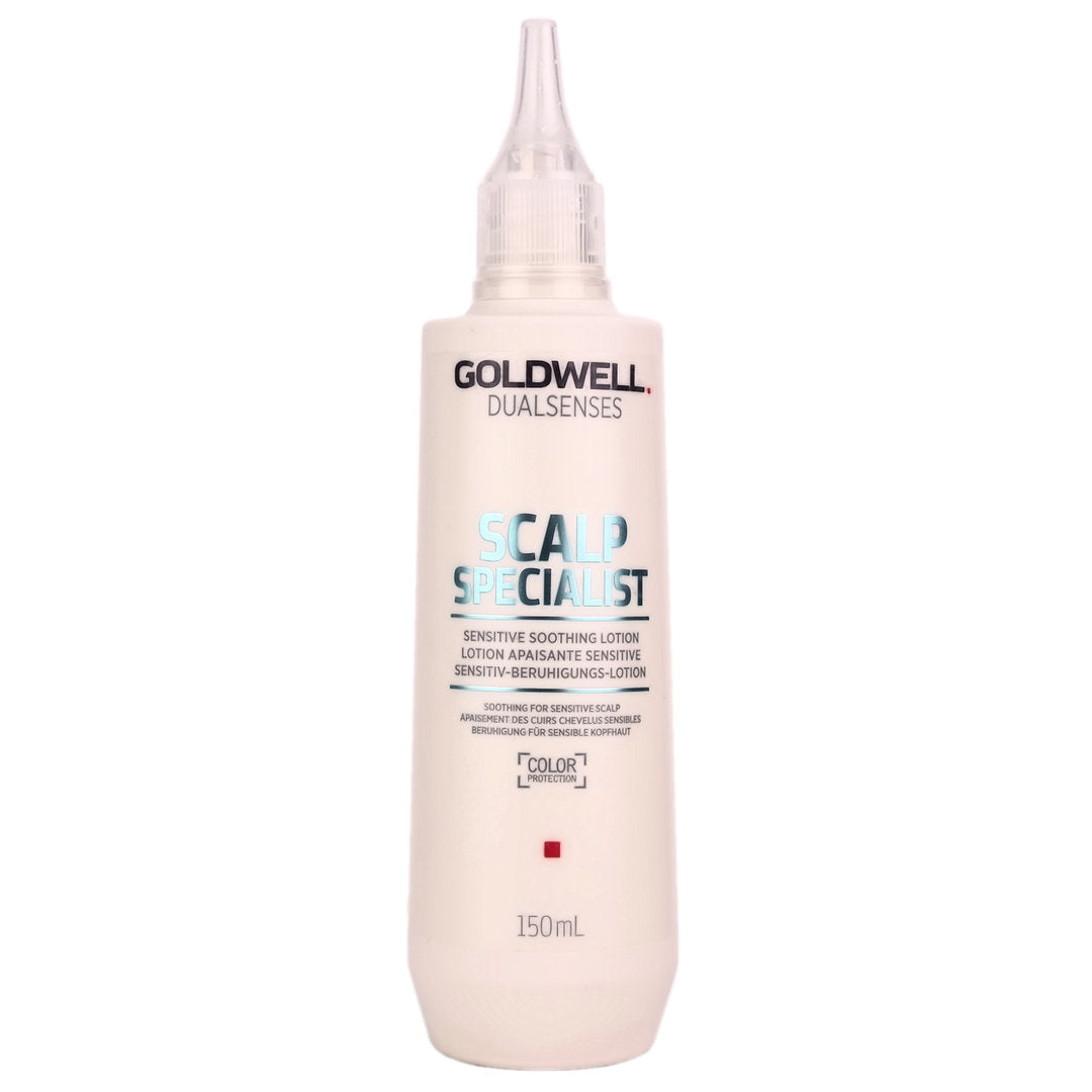 Goldwell Scalp Specialist Sensitive Soothing Lotion provides soothing, reduces irritations and conditions sensitive scalps.