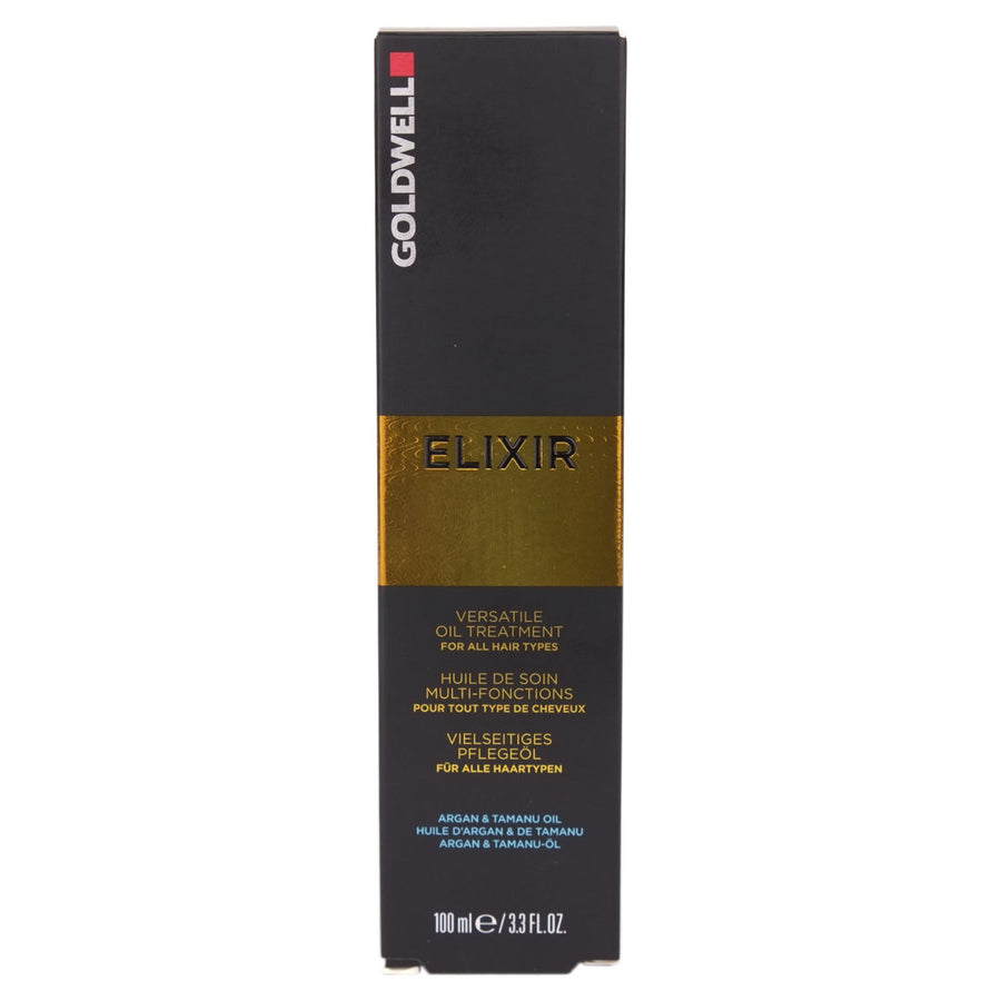 Goldwell Elixir Oil Treatment is a versatile treamtment for a wonderful and effective oil treatment on all hair types.