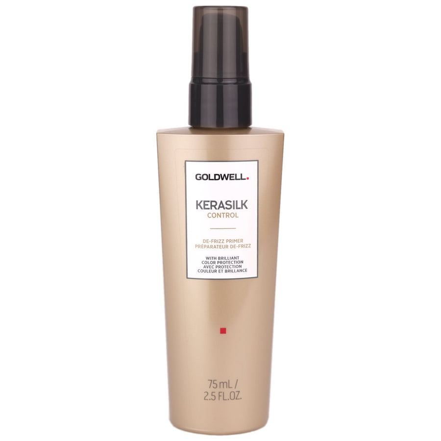 Goldwell Kerasilk Control De-Frizz Primer helps to provide manageable and frizz controll to unruly and frizzy hair.
