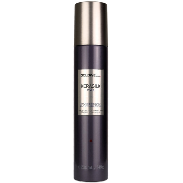 Goldwell Kerasilk Style Texturizing Finish Spray provides a weightless, touchable hair.
