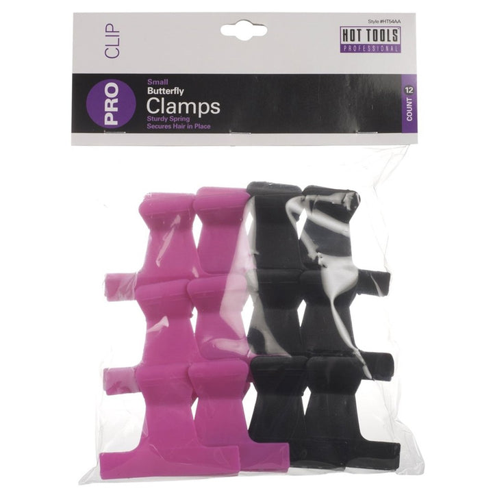 Hot Tools Professional Pro Clip Butterfly Clamps - Small 12pk