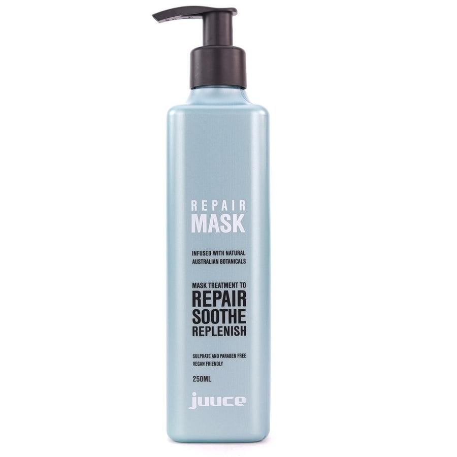Juuce Repair Mask Treatment helps to Smoothe, replenish dry, fragile and stressed hair.