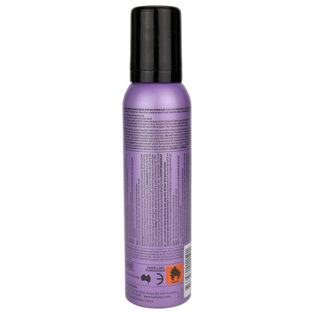 Juuce Blonde Violet Plus Semi-Permanent Conditioning Foam 108ml