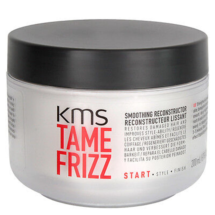 KMS Tame Frizz Smoothing Reconstructor works to revive and soften even the most deeply stressed or overworked hair. 