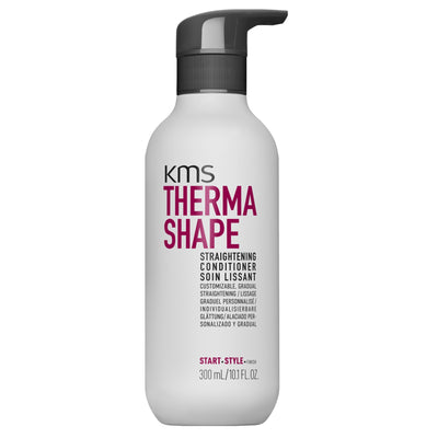 KMS Therma Shape Straightening Conditioner deeply nourishes and smooths coarse and unruly hair, improves manageability and shape during blow-drying.