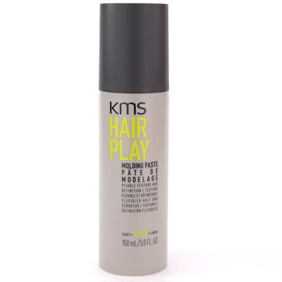 KMS Hair Play Molding Paste provides pliable texture and definition.
