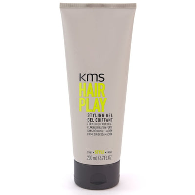 KMS Hair Play Styling Gel provides a firm hold without flaking.