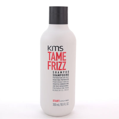 KMS Tame Frizz Shampoo 300ml is a necessary first step for frizz control.