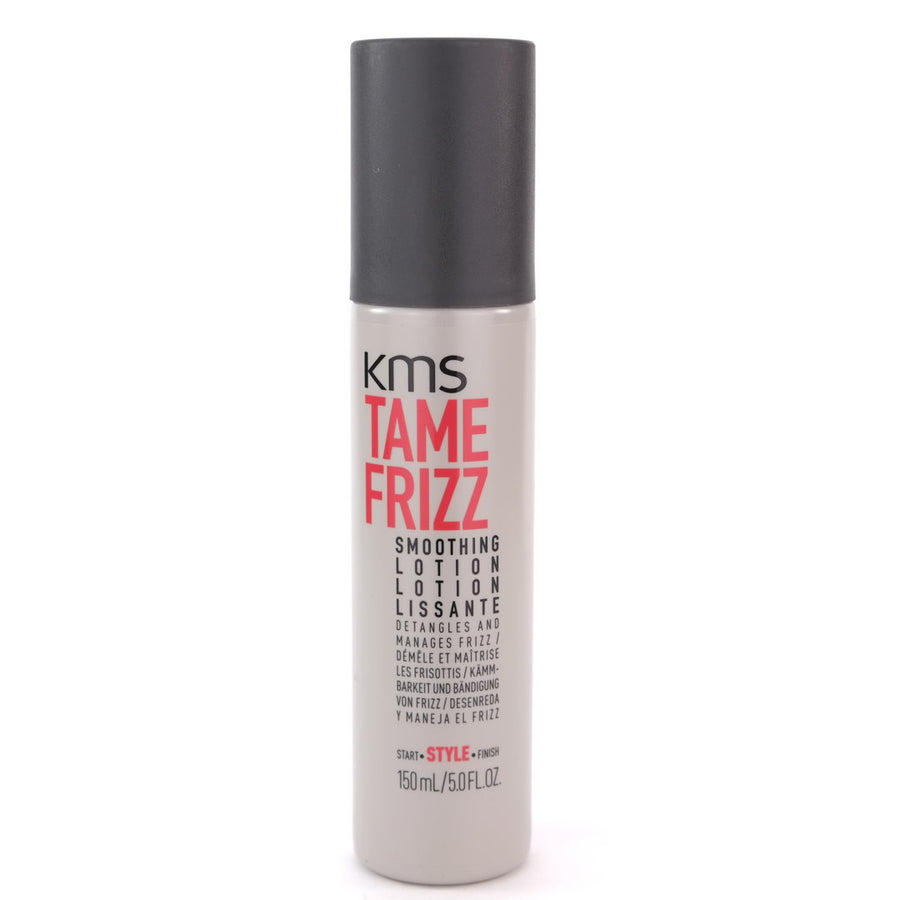 KMS Tame Frizz Smoothing Lotion is a lightweight, leave-in detangling lotion.
