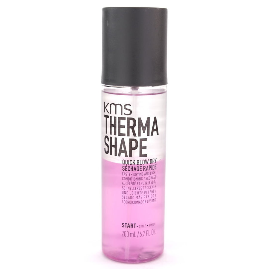 KMS Therma Shape Quick Blow Dry is faster drying and light conditioning.
