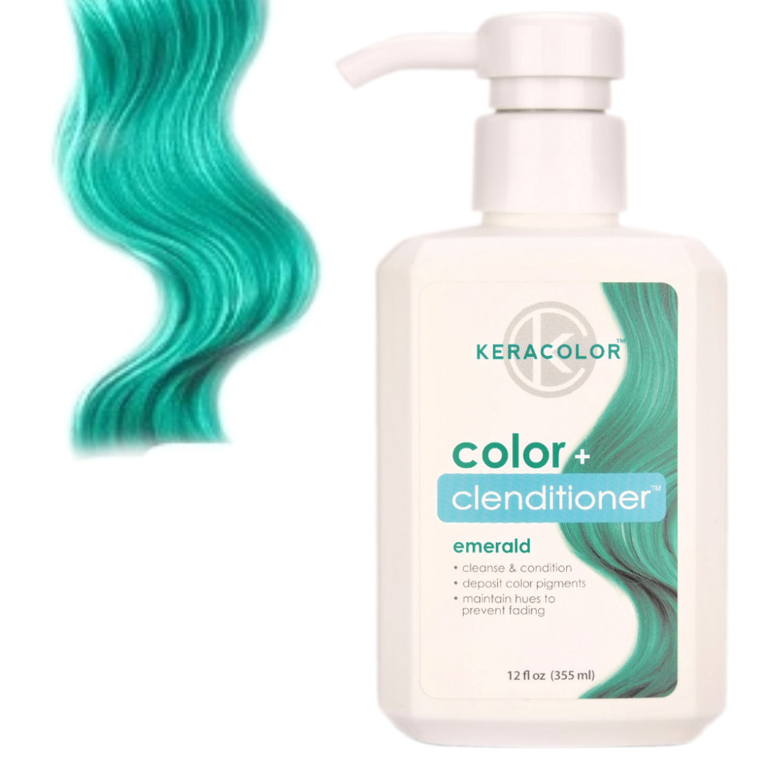 Keracolor Color + Clenditioner Emerald Colour Shampoo 355ml