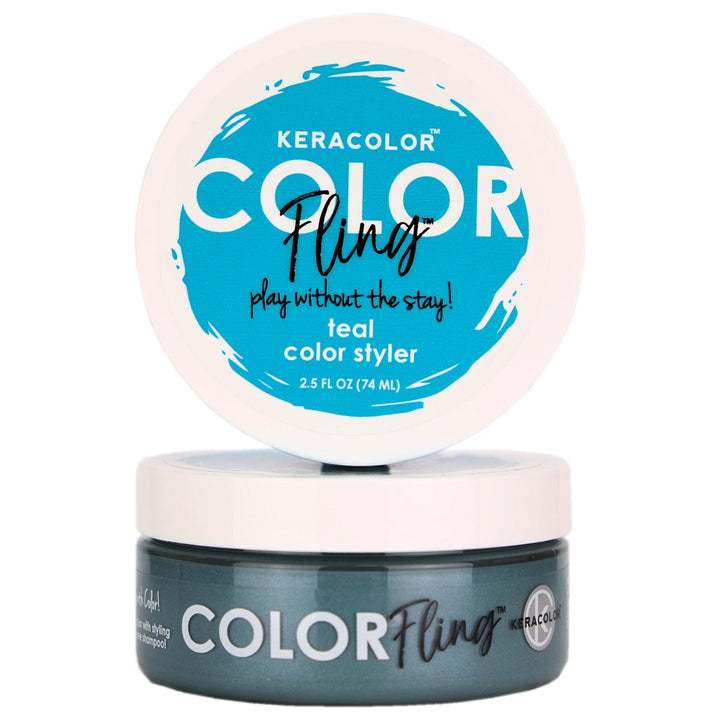 Keracolor Color Fling Teal Color Styler 74ml