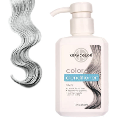 Keracolor Color + Clenditioner Silver Colour Shampoo 355ml