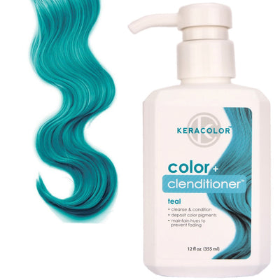 Keracolor Color + Clenditioner Teal Colour Shampoo 355ml