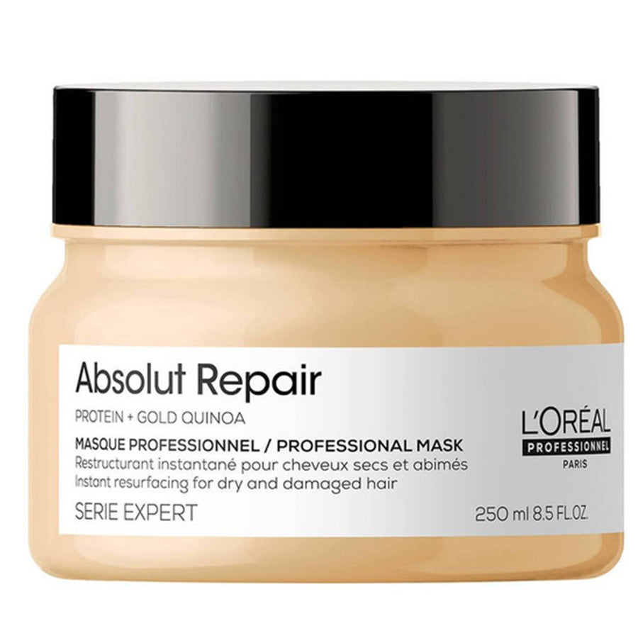 L'Oreal Absolut Repair Professional Mask instantly resurface thick, dry, damaged hair to help repair & nourish.