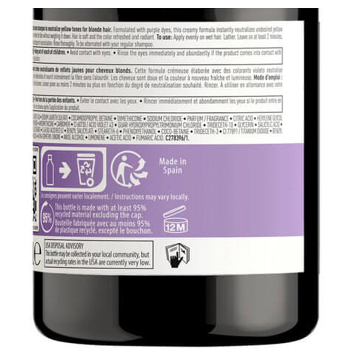L'Oreal Chroma Creme Purple Professional Shampoo 300ml