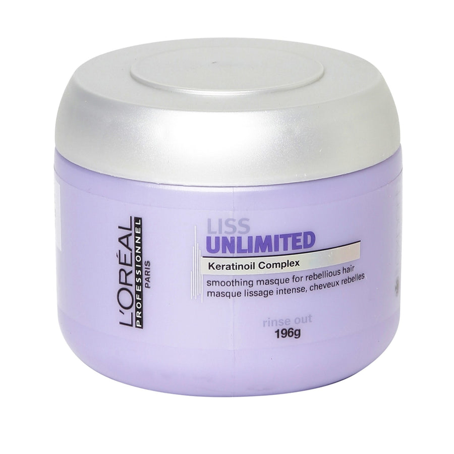 L’OREAL Liss Unlimited Masque replenishes and smoothes rebellious hair for a more manageable, frizz-free result.