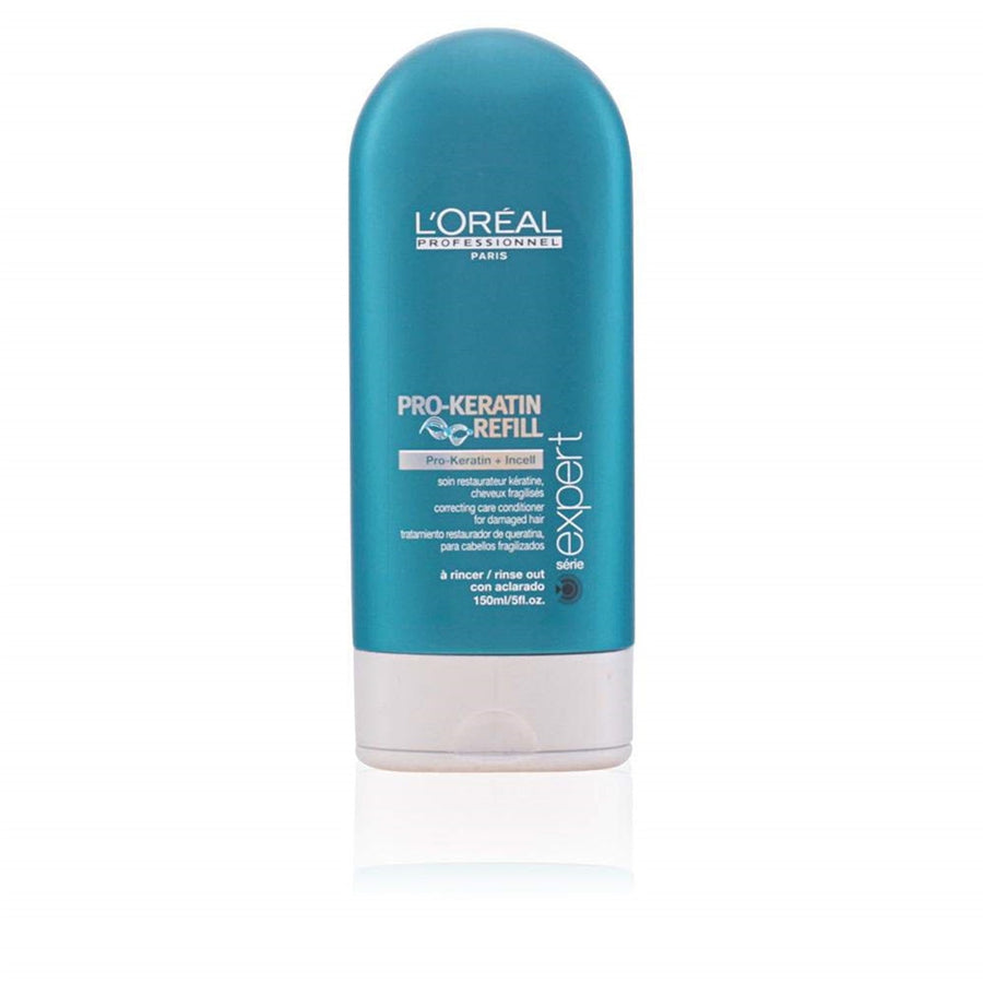 L'Oreal Pro-Keratin Refill Conditioner nourishes brittle hair instantly and supports the hair, to compensate for the loss of essential hair agents. It helps to protect the hair fibre so every day from harmful external influences.