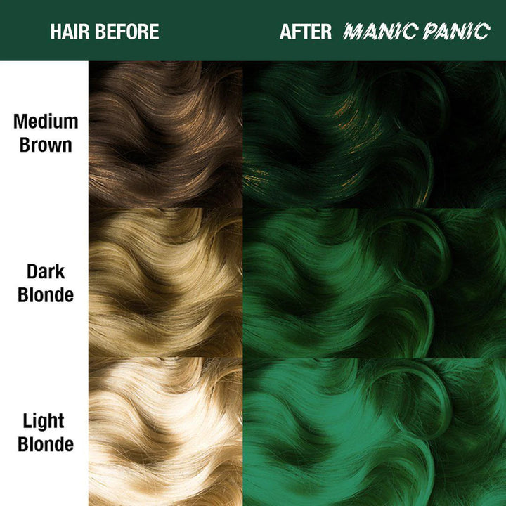 Manic Panic Green Envy Amplified Semi-Permanent Hair Colour 118ml