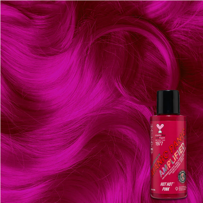 Manic Panic Hot Hot Pink Amplified Semi-Permanent Hair Colour 118ml