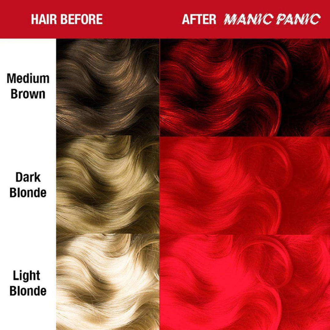 Manic Panic Pillarbox Red Amplified Semi-Permanent Hair Colour 118ml