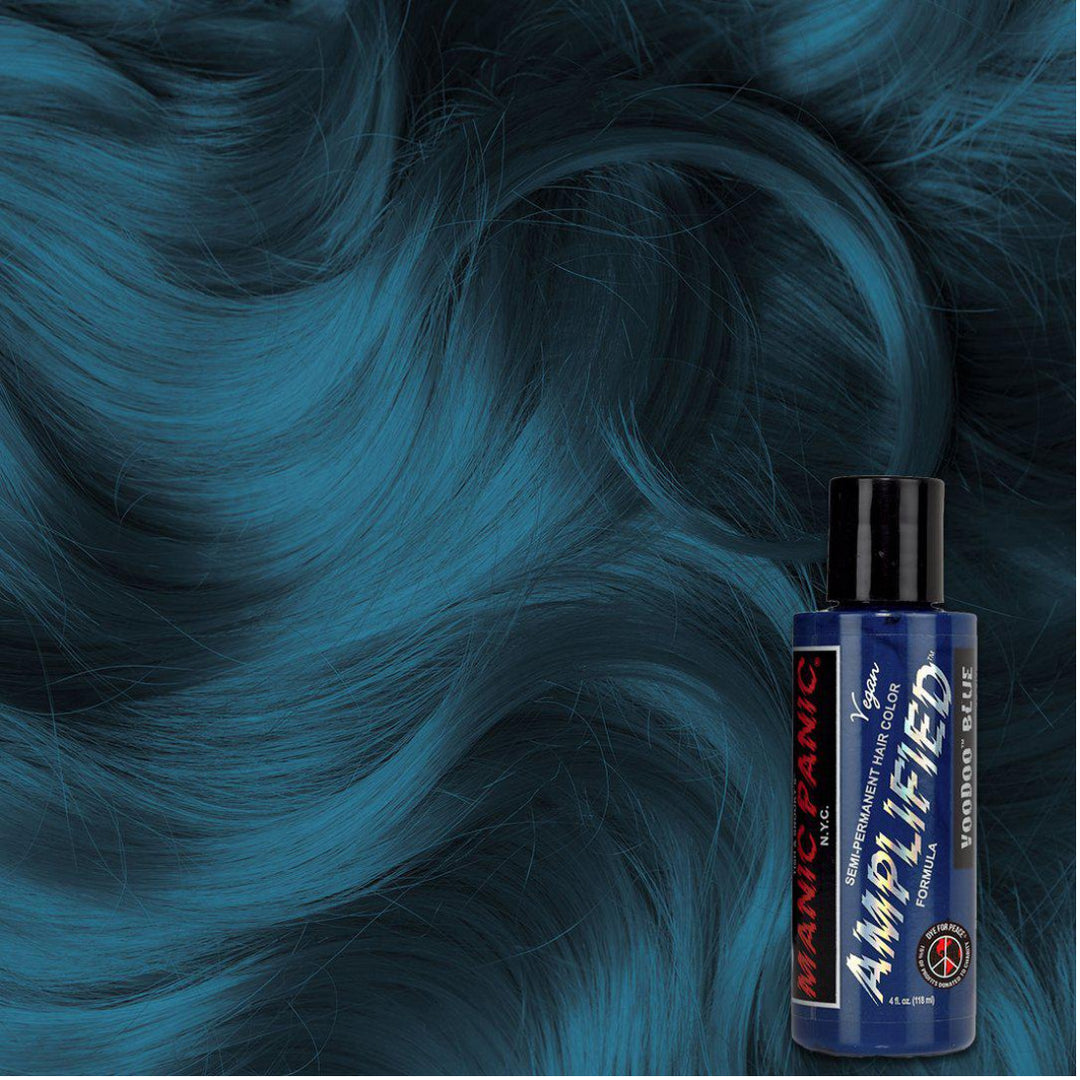 Manic Panic VooDoo Blue Amplified Semi-Permanent Hair Colour 118ml