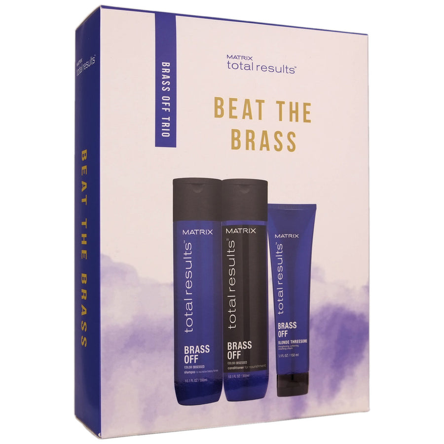 Matrix Total Results Brass Off Trio Haircare Pack