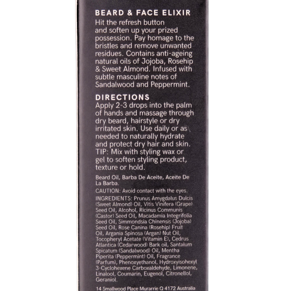 Nak Hair Beard and Face Elixir Instructions