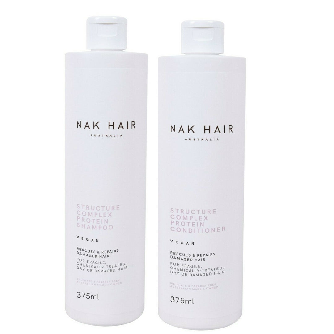 Nak Structure Complex Shampoo and Conditioner 375ml Duo