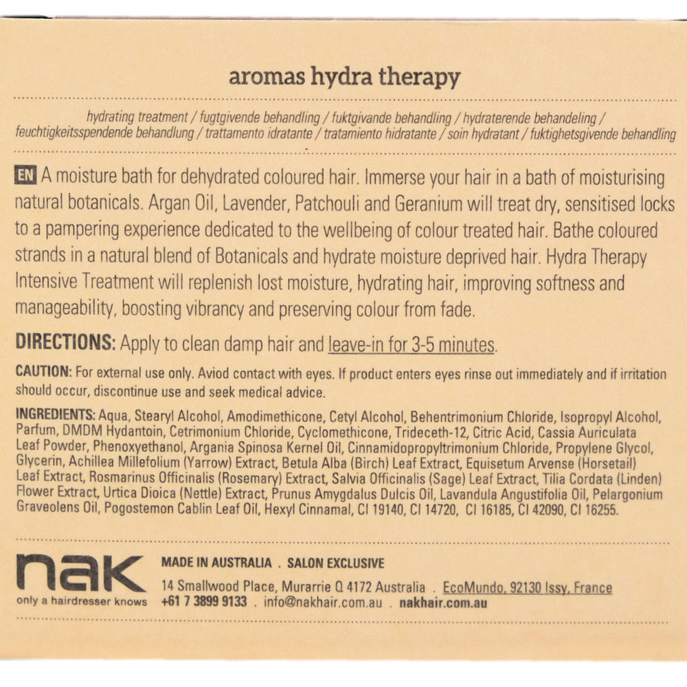 Nak Aromas Hydra Therapy Intensive Treatment 250g