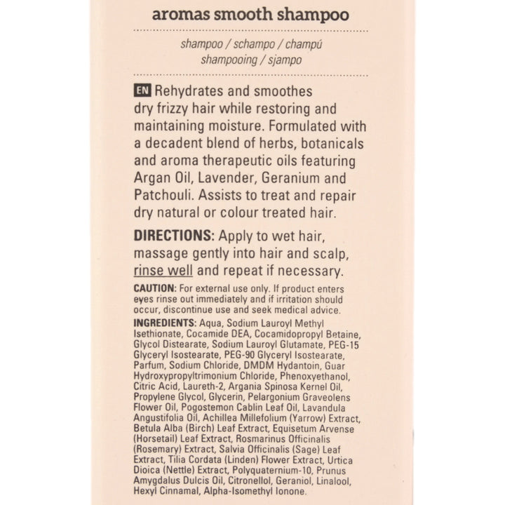 Nak Aromas Smooth Shampoo and Conditioner and Straightening Creme Trio